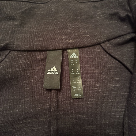 Adidas Charcoal Zip-Up sweatshirt - Picture 4 of 5